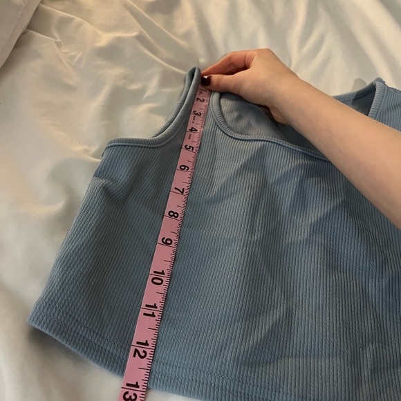 Cute Light Blue Ribbed Set - Picture 5 of 9